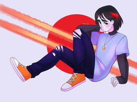 full body colored commission